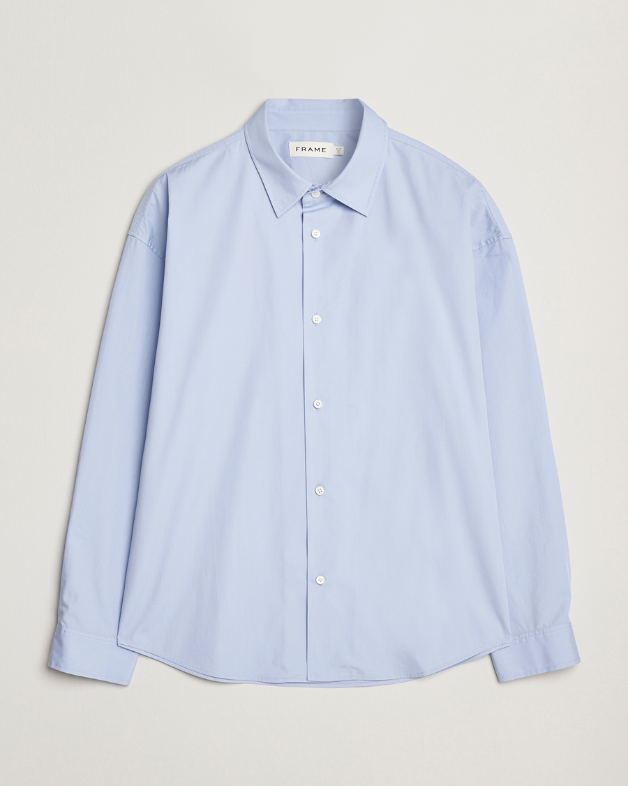 Herre | Skjorter | FRAME | Relaxed Cotton Shirt Light Blue