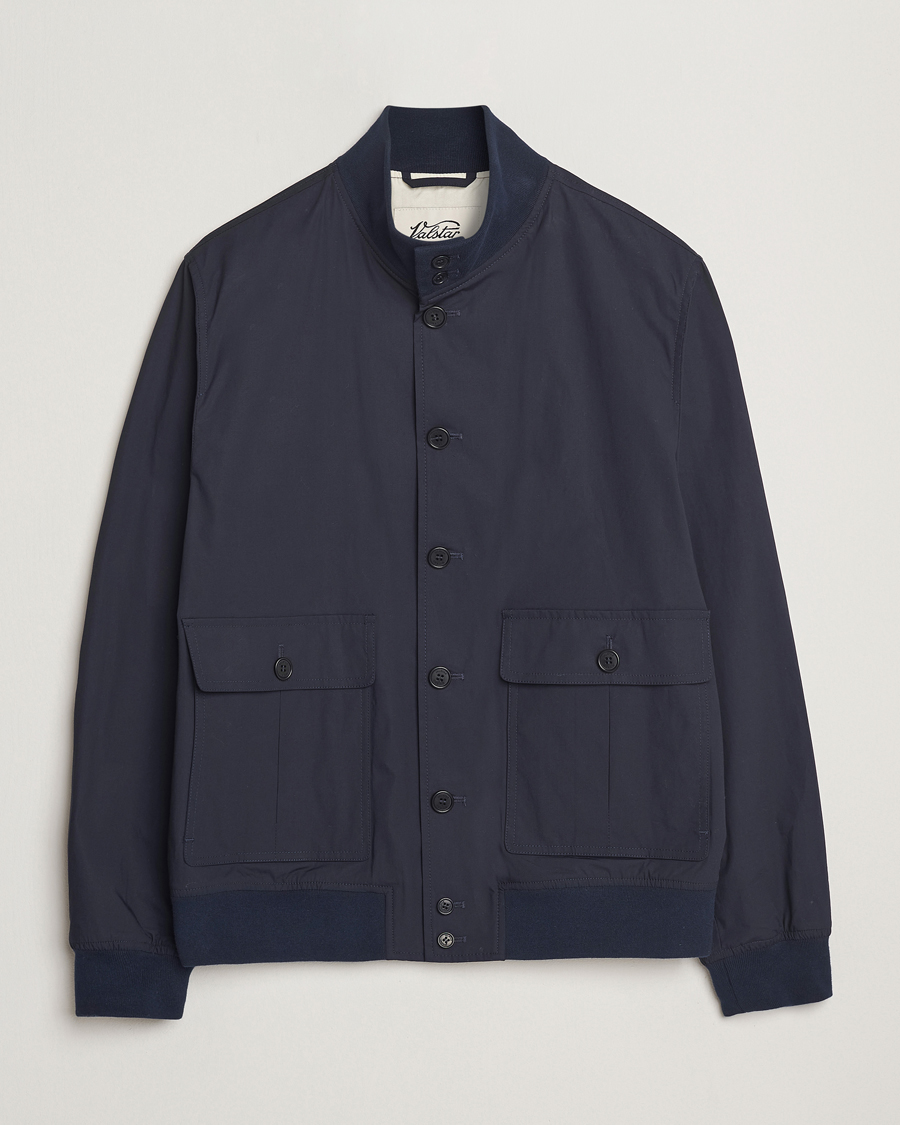Herre | Jakker | Valstar | Valstarino Lightweight Cotton Jacket Navy