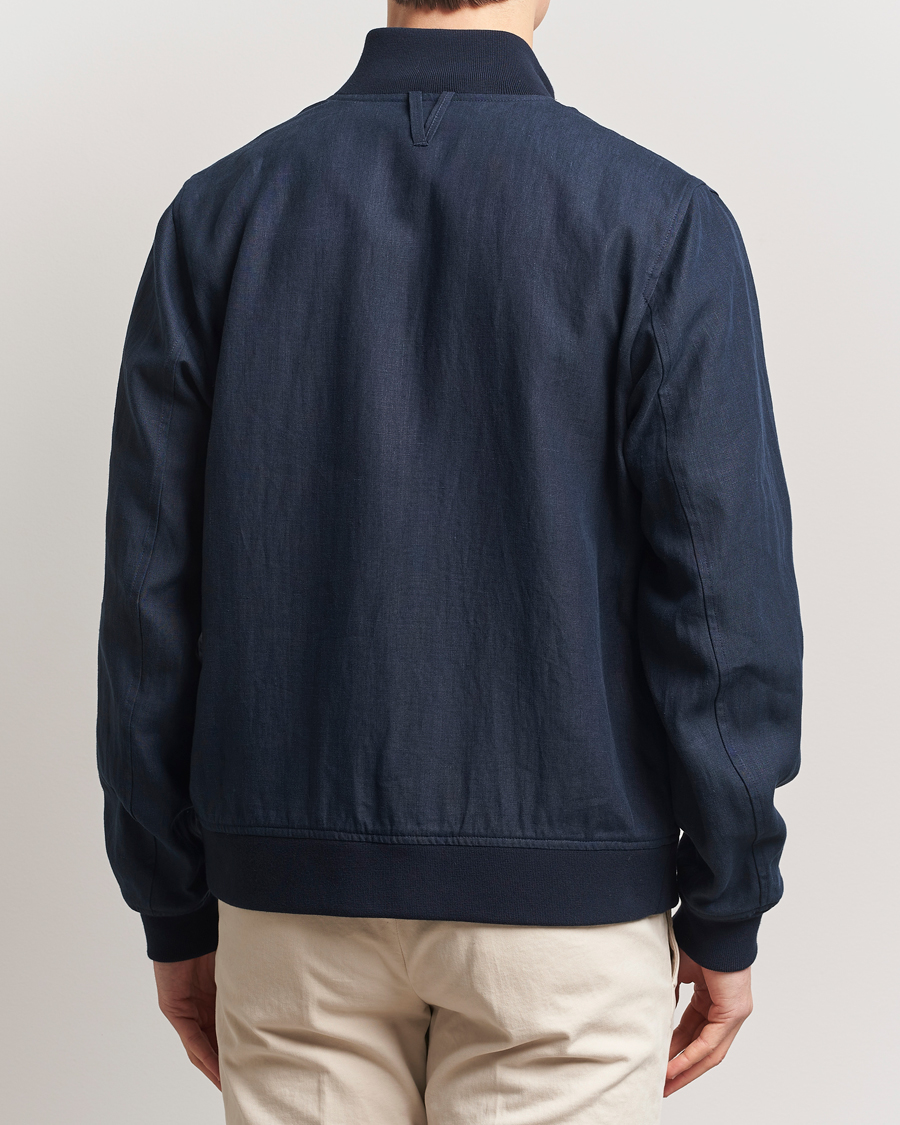 Herre | Jakker | Valstar | Valstarino Linen Jacket Navy