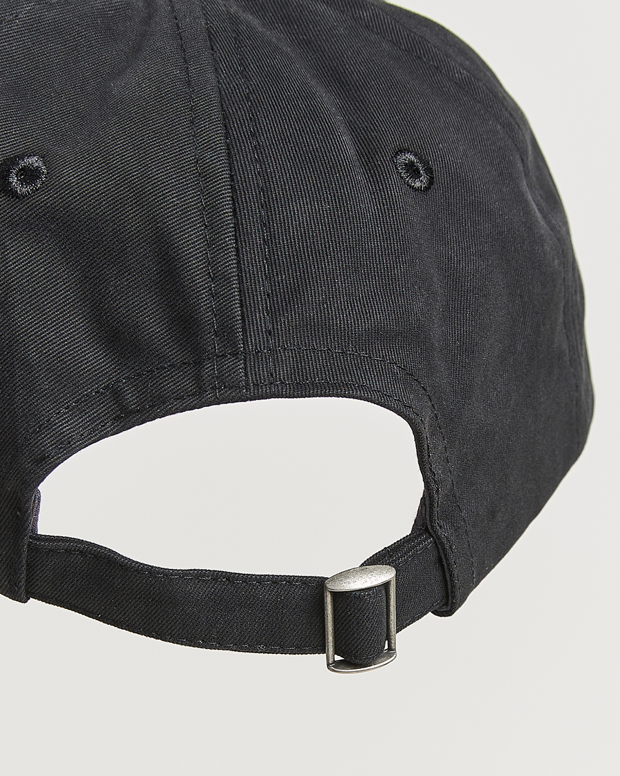 Herre | Hatte & kasketter | Drake's | Flower Embroidered Cap Black