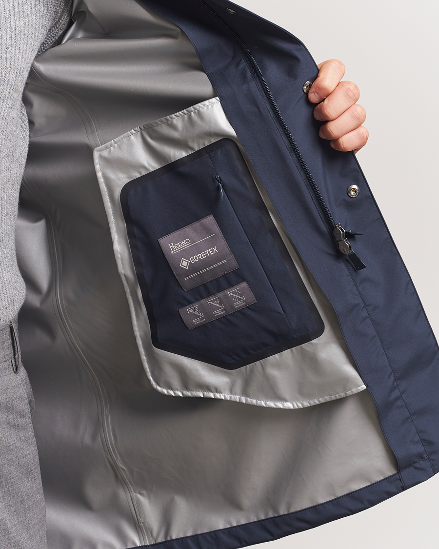 Herre | Jakker | Herno | Gore-Tex Coat Navy