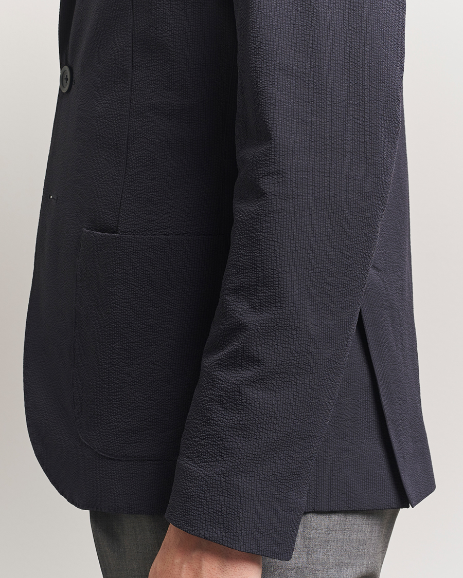 Herre | Blazere & jakker | Herno | Seersucker Blazer Navy