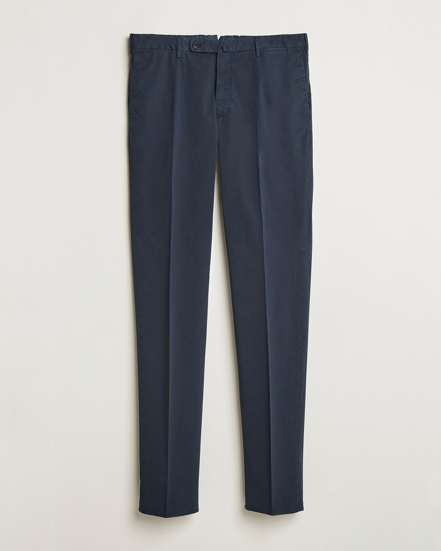 Herre | Chinos | Incotex | Regular Fit Comfort Chinos Navy