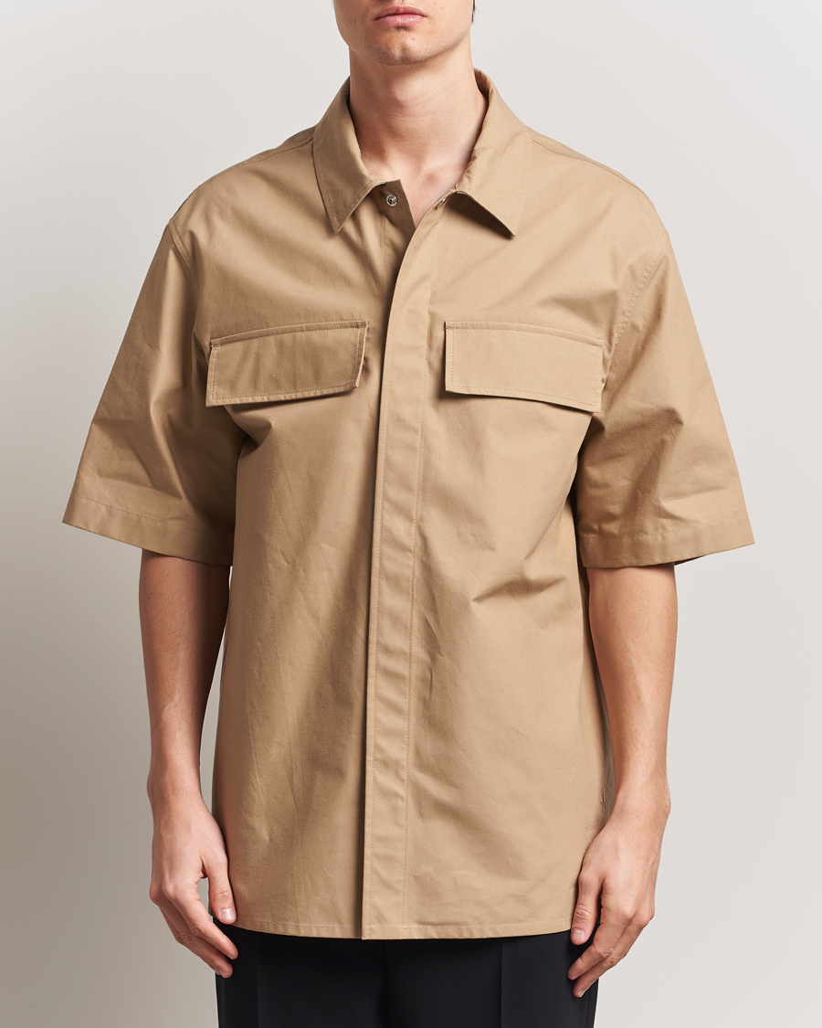 Herre | Skjorter | Jil Sander | Short Sleeve Pocket Shirt Khaki