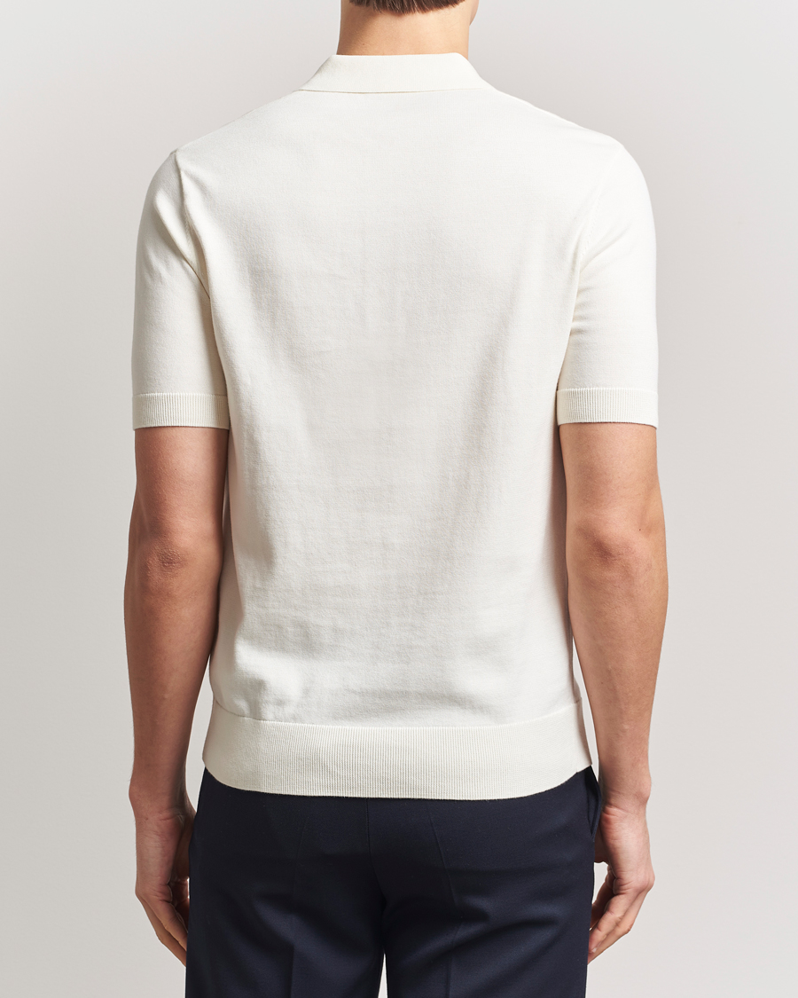 Herre | Polotrøjer | Fred Perry | Paneled Knitted Polo Light Ecru