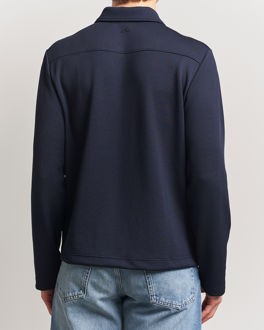 Herre | Trøjer | J.Lindeberg | Lansa Jersey Zip Jacket Navy
