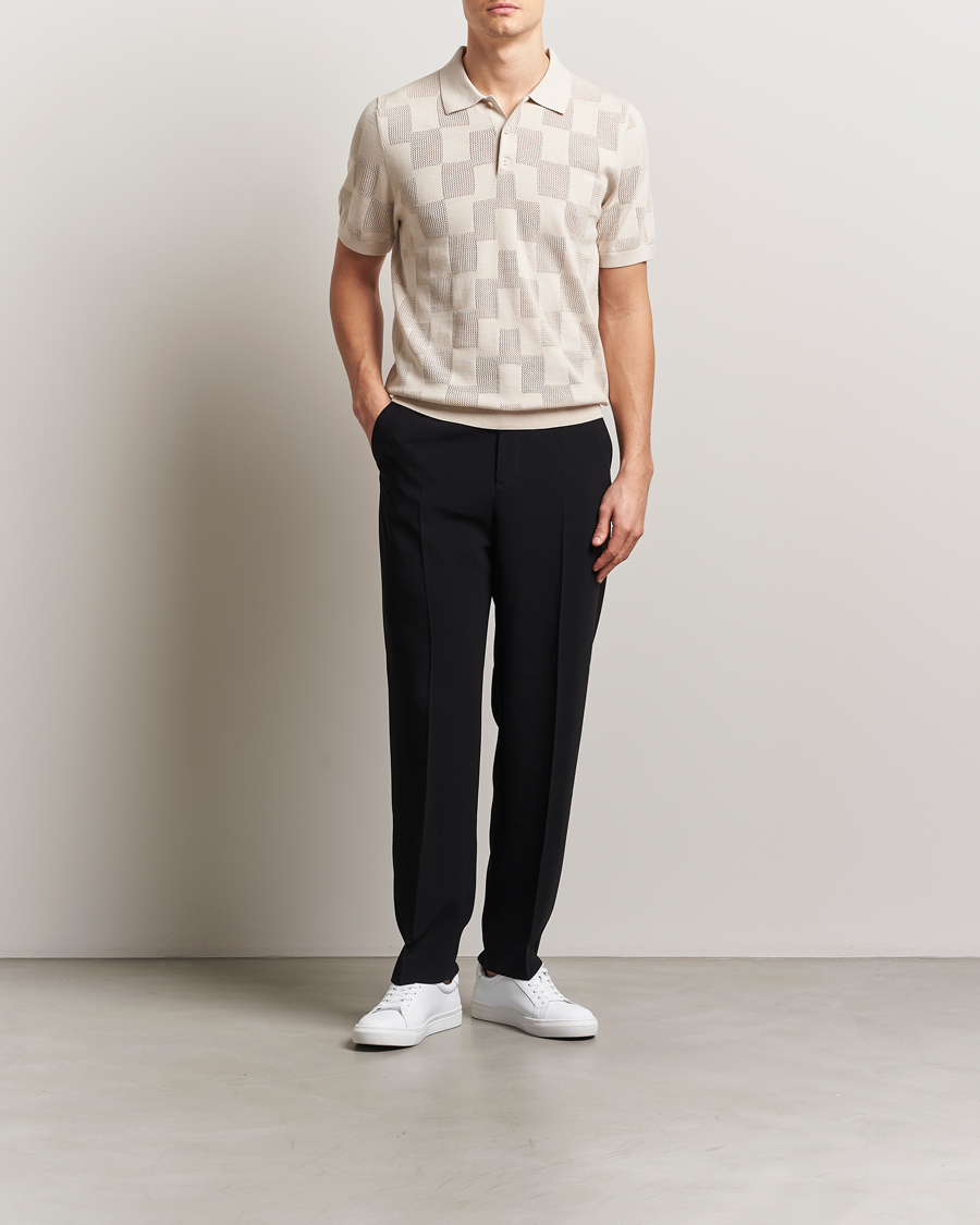 Herre | Polotrøjer | J.Lindeberg | Reymond Stacked Bridge Polo Moonbeam