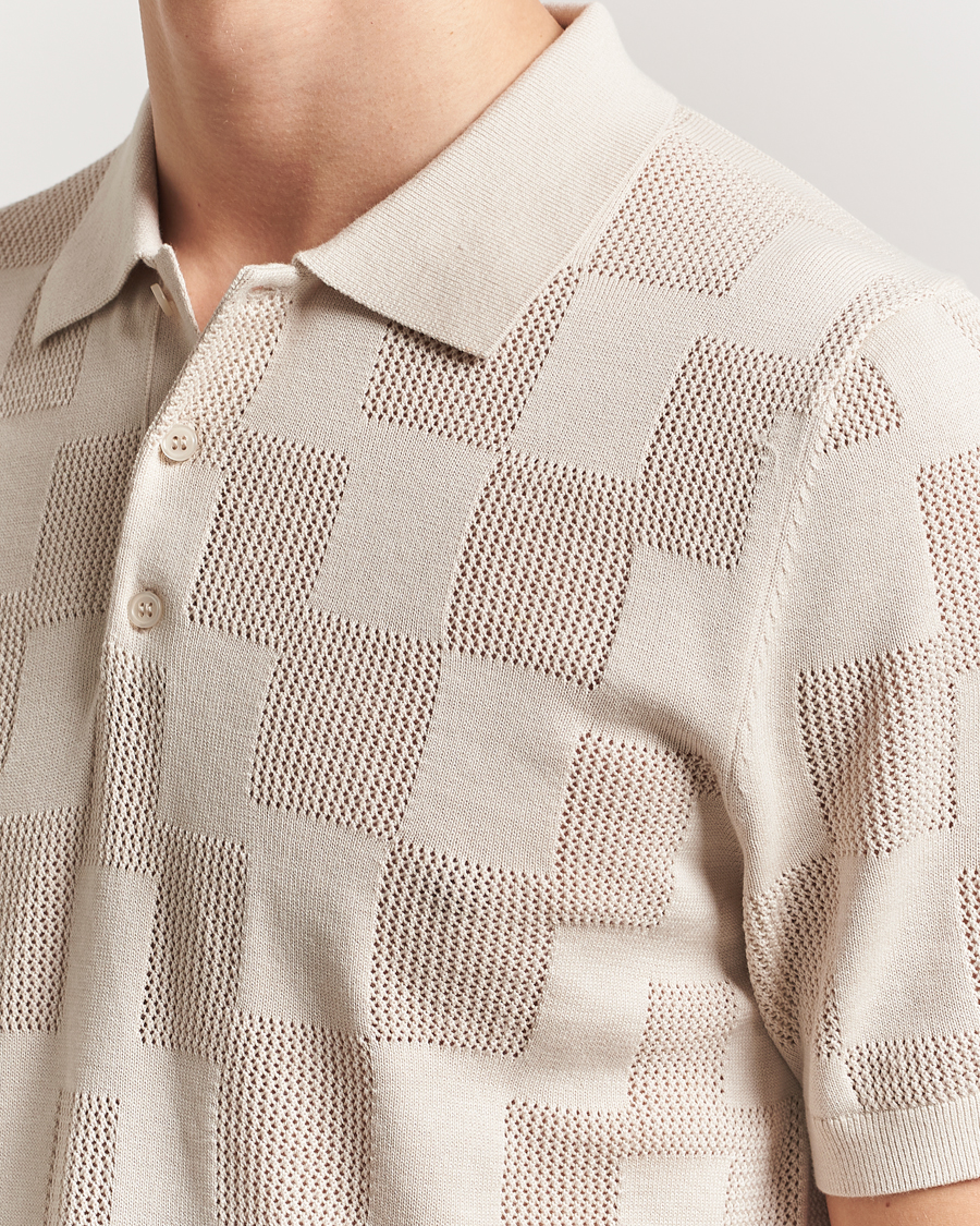 Herre | Polotrøjer | J.Lindeberg | Reymond Stacked Bridge Polo Moonbeam