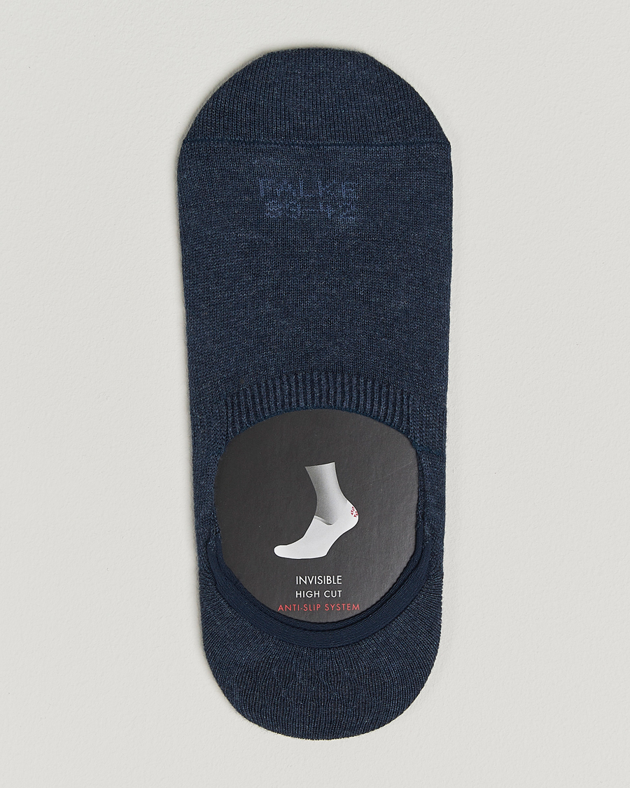Herre | Undertøj | Falke | Casual High Cut Sneaker Socks Navy Melange
