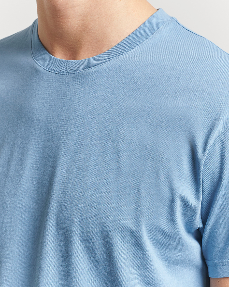 Herre | T-Shirts | Colorful Standard | Classic Organic T-Shirt Seaside Blue