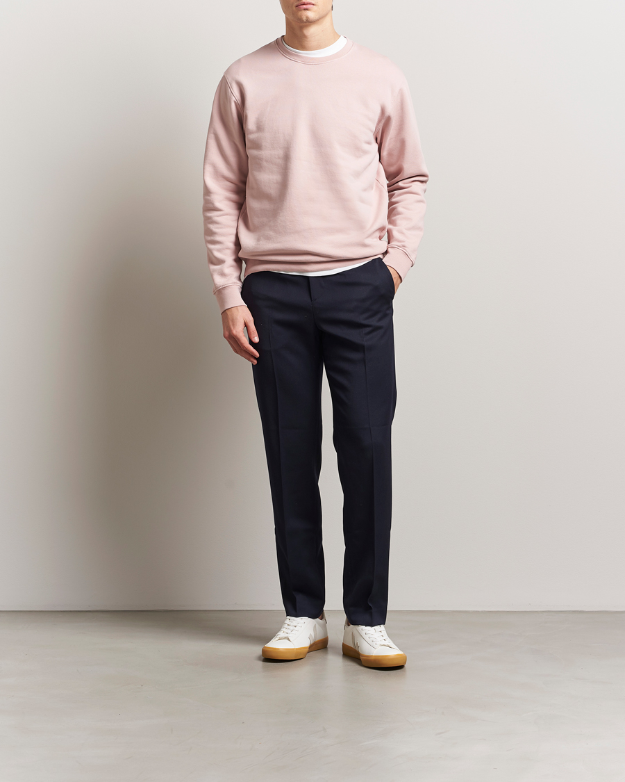 Herre | Trøjer | Colorful Standard | Classic Organic Crew Neck Sweat Faded Pink