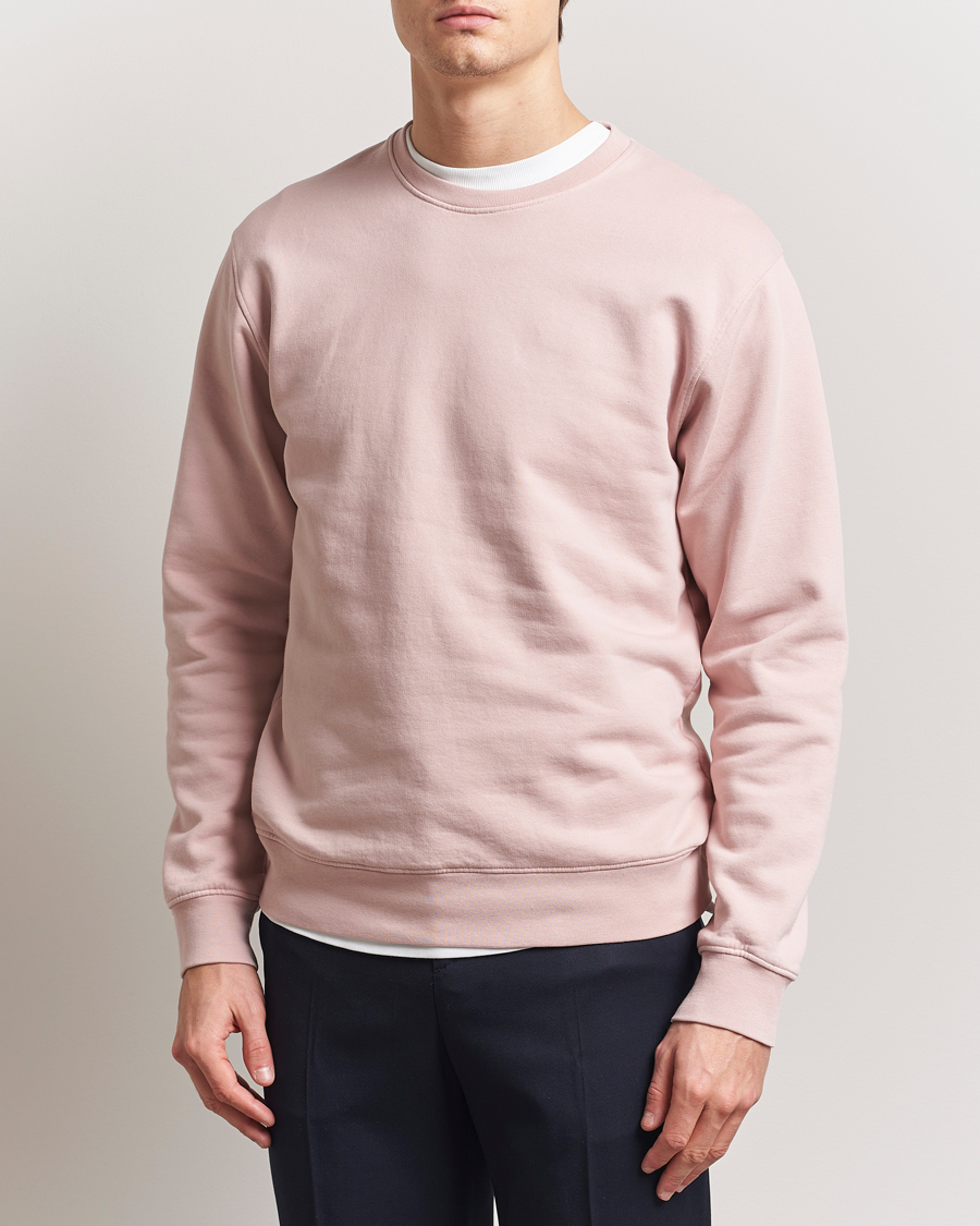 Herre | Trøjer | Colorful Standard | Classic Organic Crew Neck Sweat Faded Pink