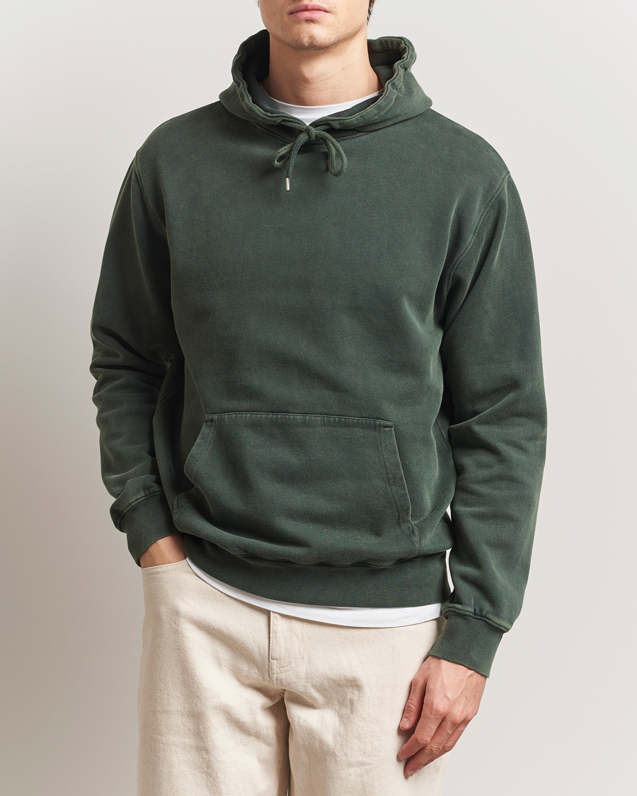 Herre | Trøjer | Colorful Standard | Classic Organic Hood Midnight Forest
