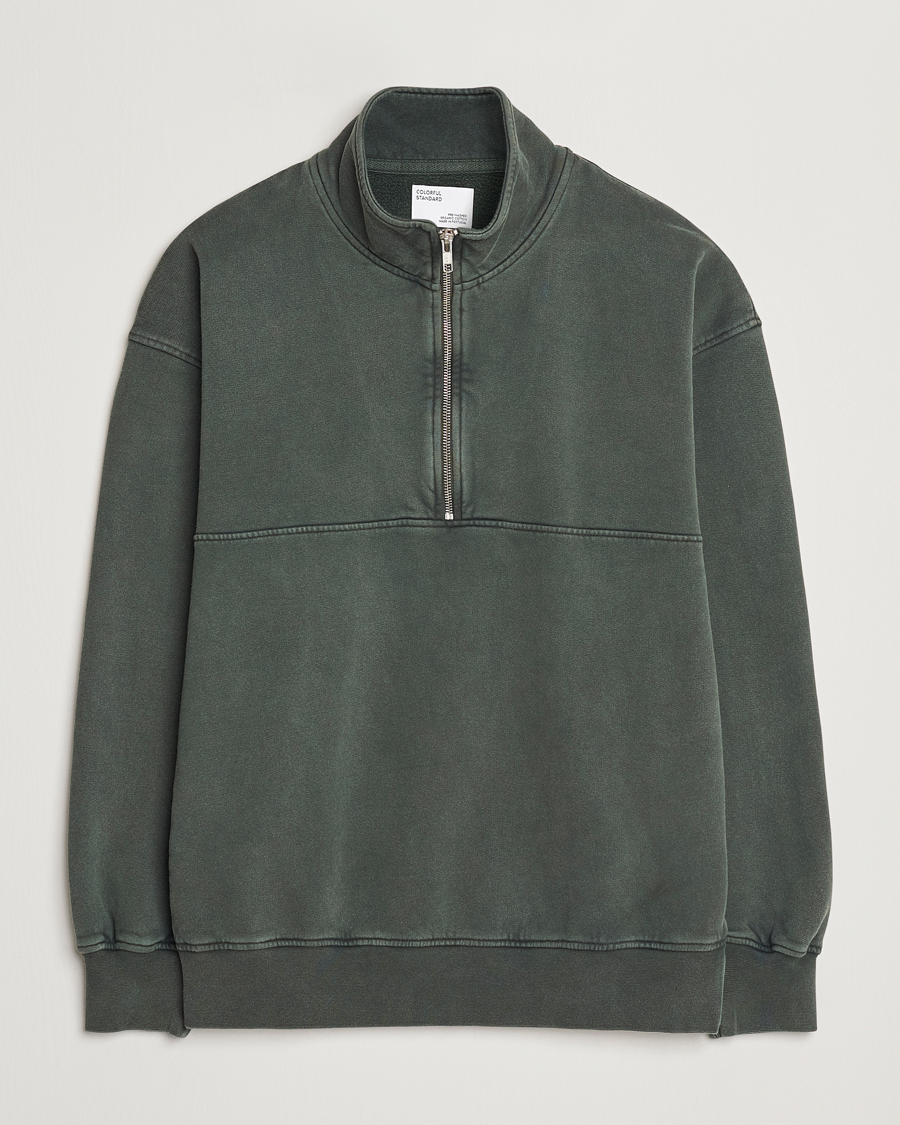 Herre | Trøjer | Colorful Standard | Classic Organic Half-Zip Midnight Forest