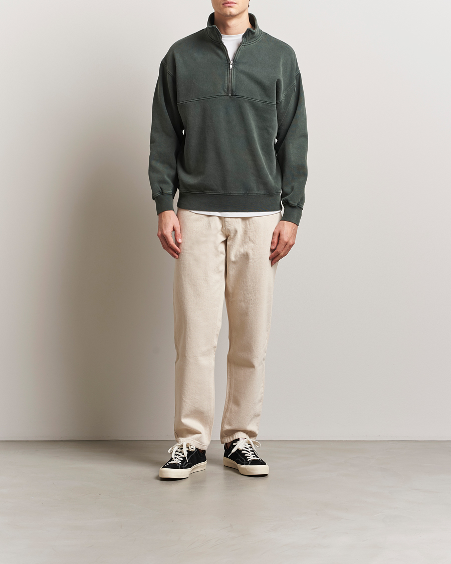 Herre | Trøjer | Colorful Standard | Classic Organic Half-Zip Midnight Forest