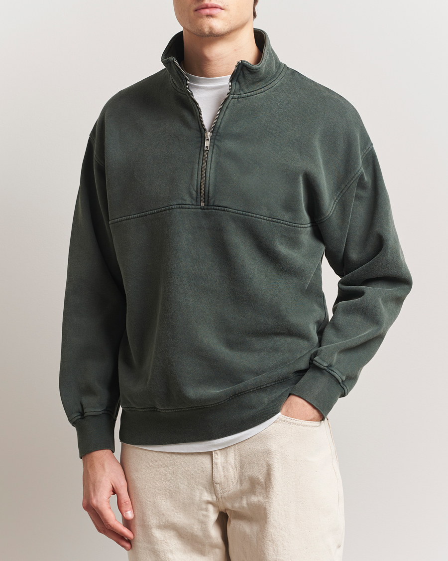 Herre | Trøjer | Colorful Standard | Classic Organic Half-Zip Midnight Forest