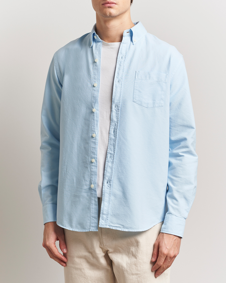 Herre | Skjorter | Colorful Standard | Classic Organic Oxford Button Down Shirt Polar Blue