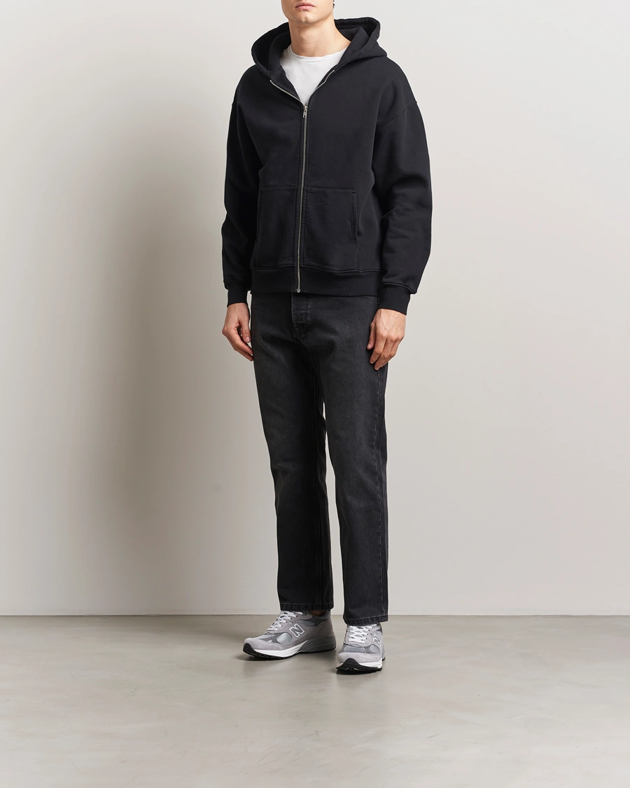 Herre | Trøjer | Colorful Standard | Classic Organic Full Zip Hoodie Deep Black