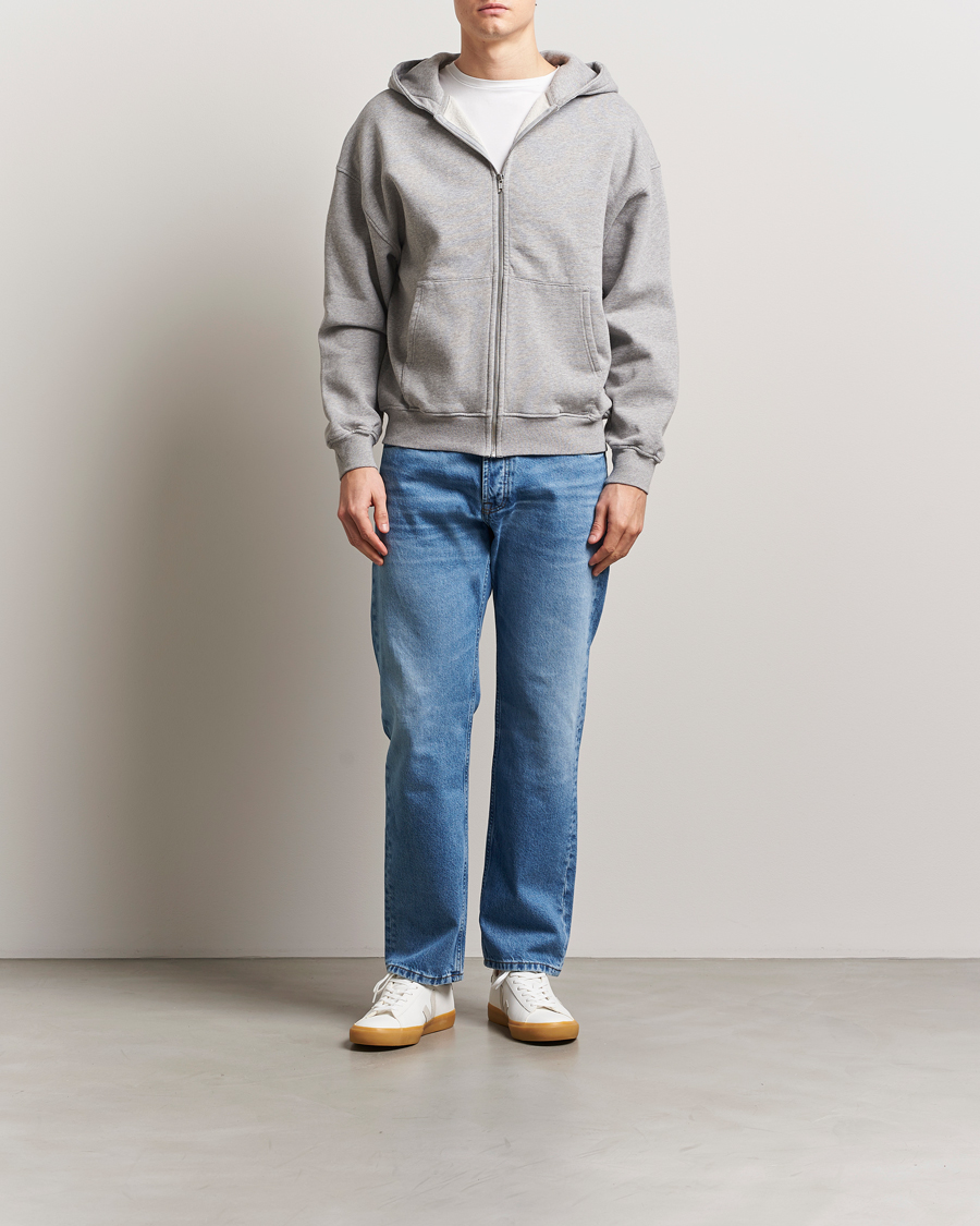 Herre | Trøjer | Colorful Standard | Classic Organic Full Zip Hoodie Heather Grey