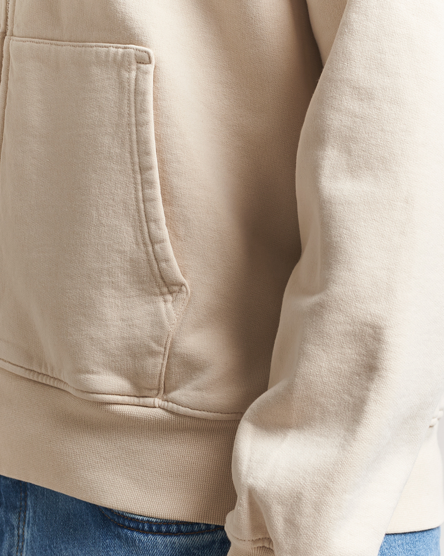 Herre | Trøjer | Colorful Standard | Organic Full Zip Hoodie Ivory White