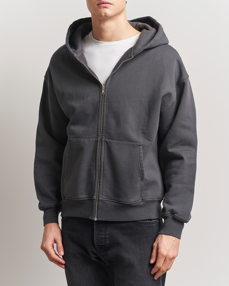 Herre | Trøjer | Colorful Standard | Classic Organic Full Zip Hoodie Lava Grey