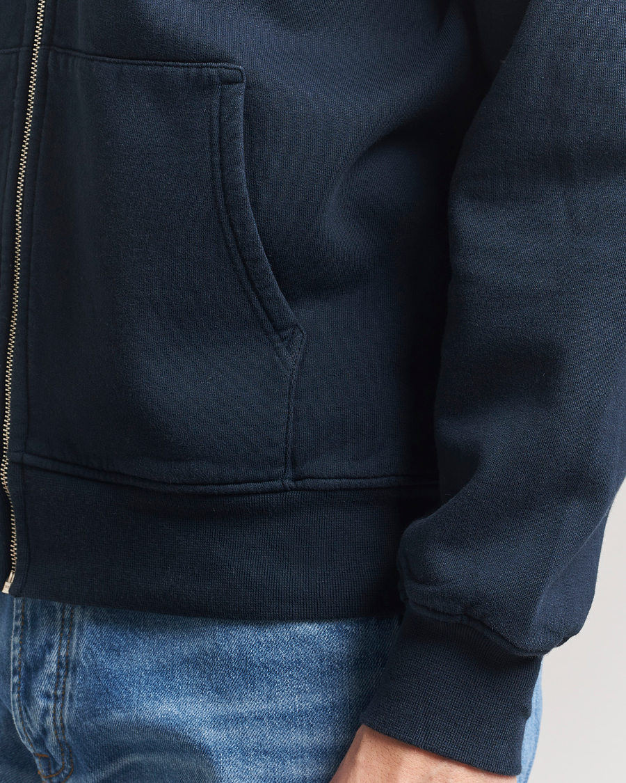 Herre | Trøjer | Colorful Standard | Classic Organic Full Zip Hoodie Navy Blue