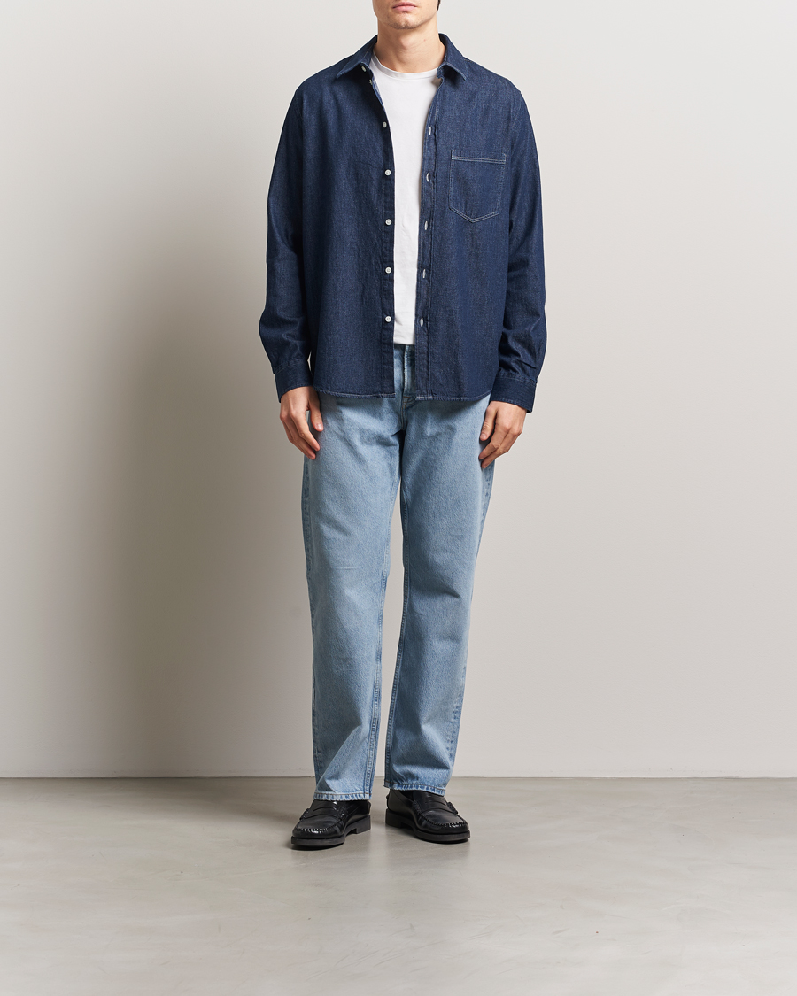 Herre | Skjorter | Samsøe Samsøe | Ryan Chambray Shirt Salute Blue