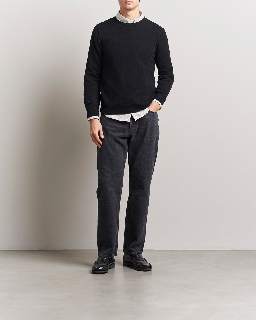 Herre | Jeans | Samsøe Samsøe | Eddie Regular Fit Jeans Black Blizzard