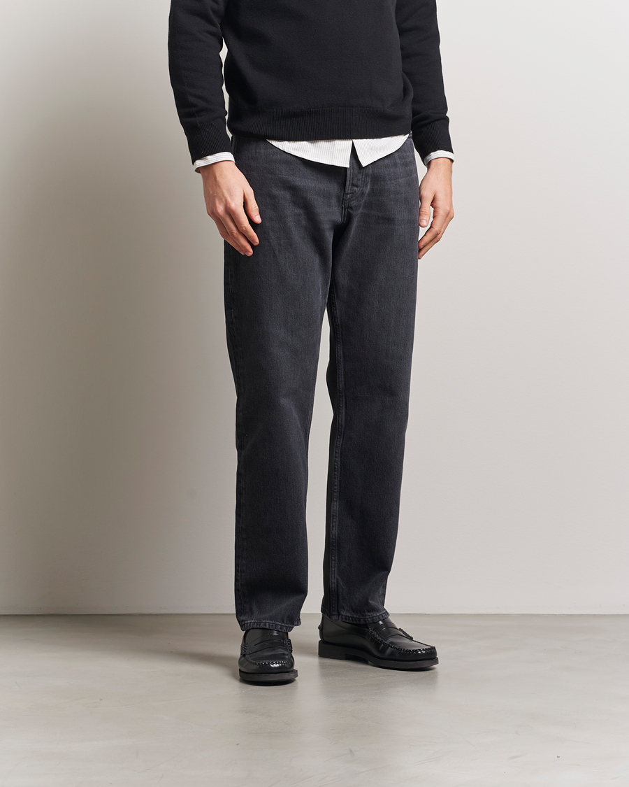 Herre | Jeans | Samsøe Samsøe | Eddie Regular Fit Jeans Black Blizzard