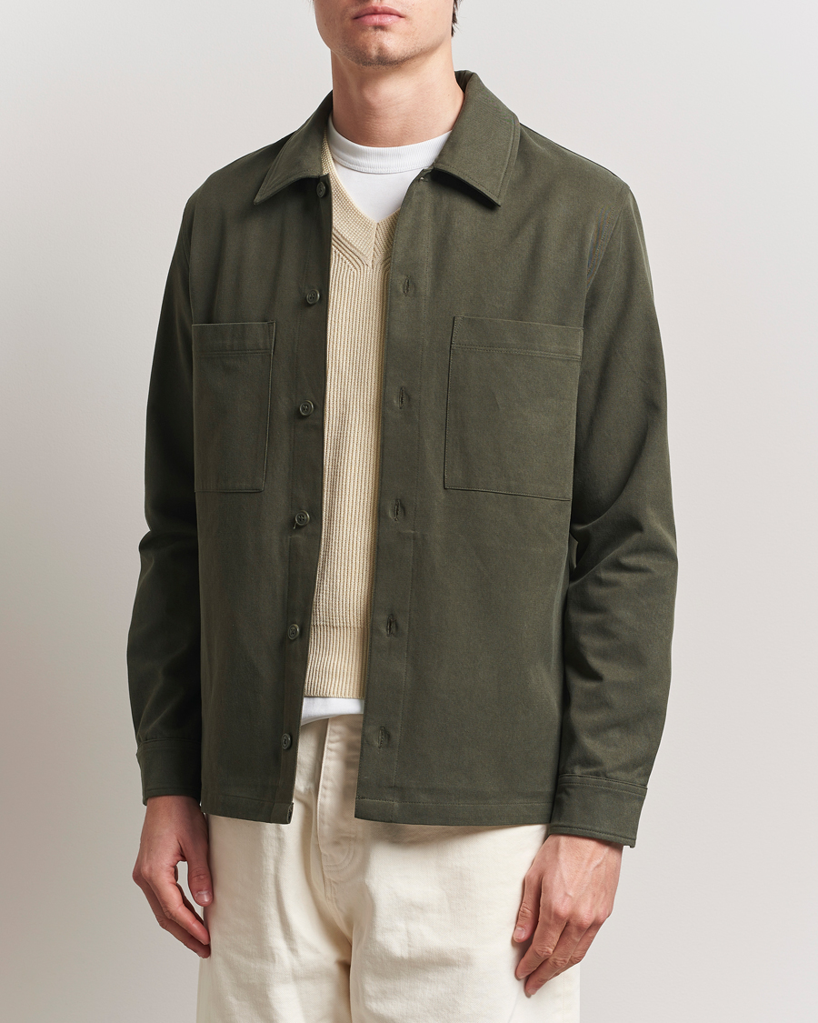Herre | Skjorter | Samsøe Samsøe | Sataka Overshirt Forest Night