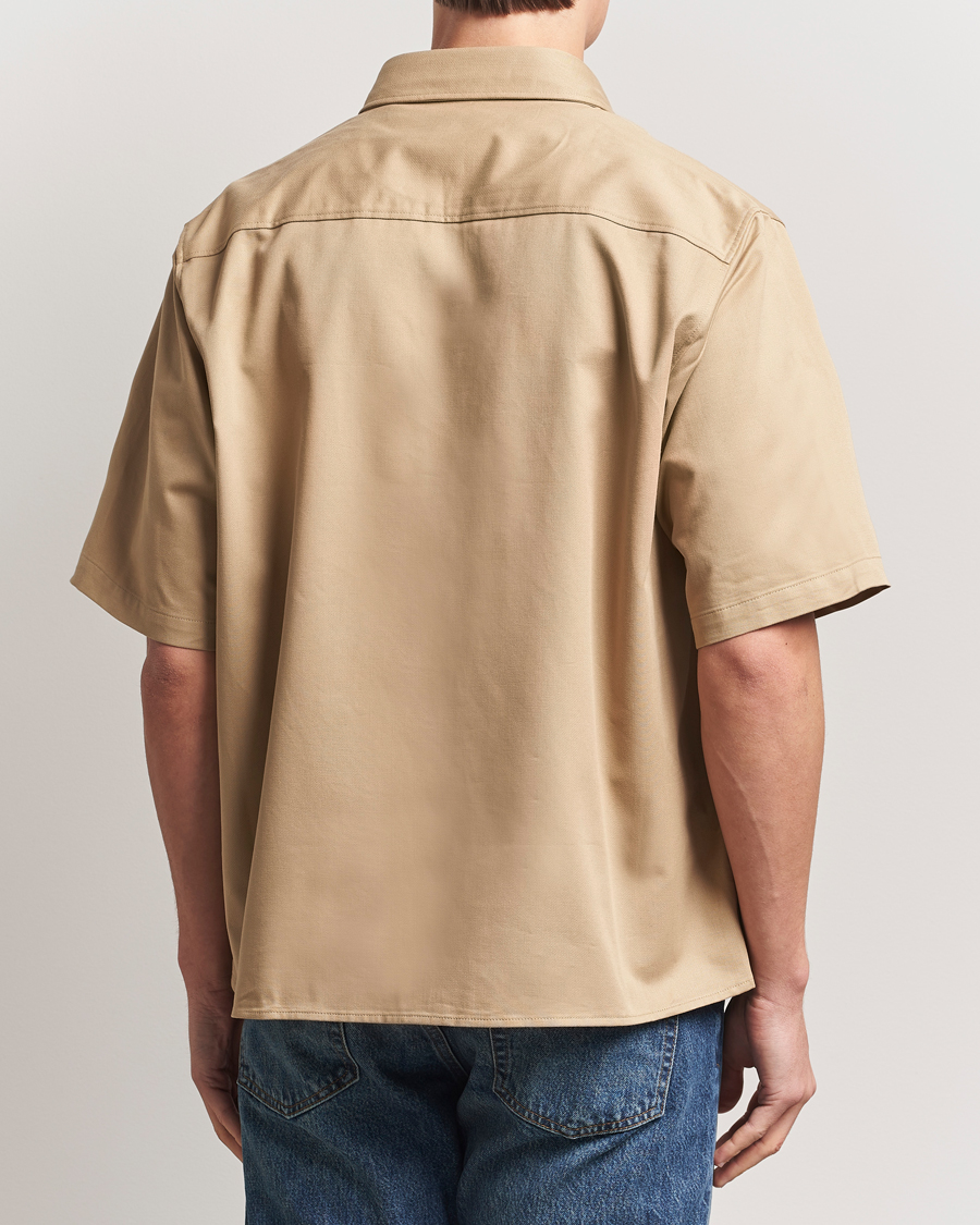 Herre | Skjorter | HUGO | Ekyno Short Sleeve Shirt Medium Beige
