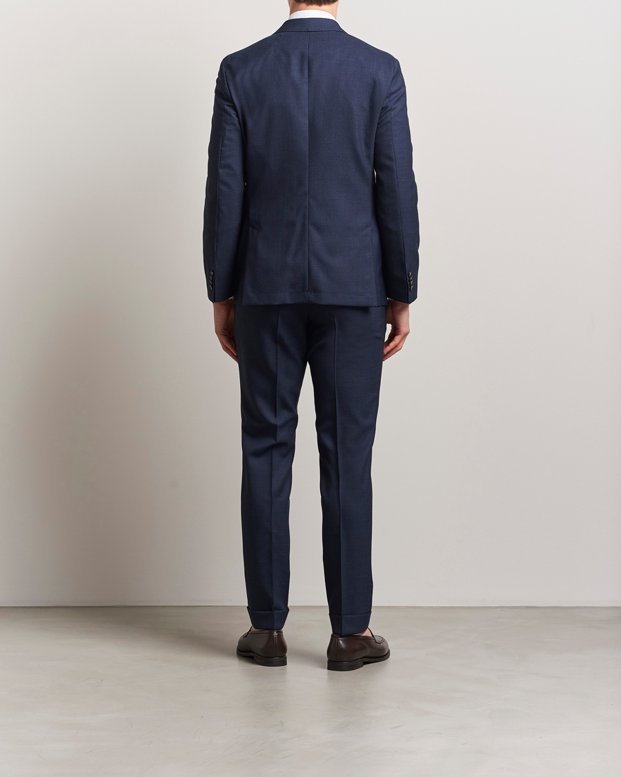 Herre | Jakkesæt | BOSS BLACK | Huge Wool Double Breasted Suit Navy