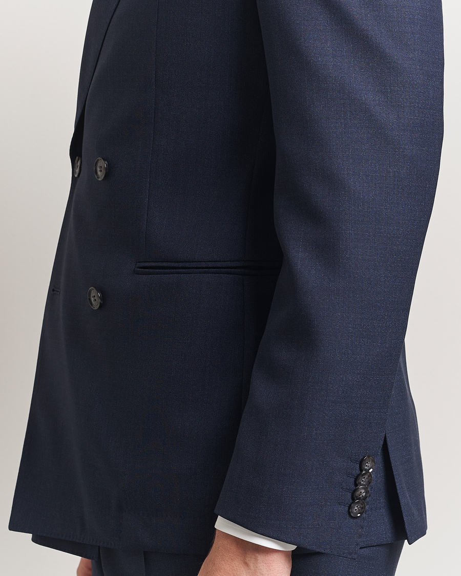Herre | Jakkesæt | BOSS BLACK | Huge Wool Double Breasted Suit Navy
