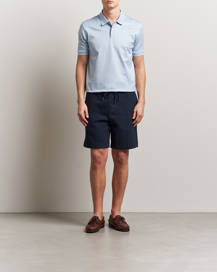 Herre | Shorts | BOSS BLACK | Leoni Terry Sweatshorts Dark Blue