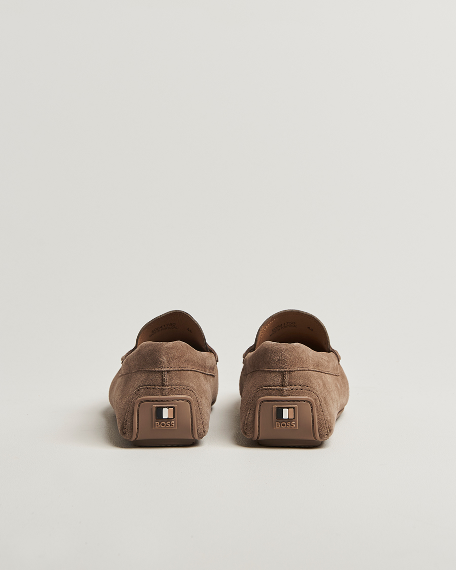 Herre | Loafers | BOSS BLACK | Noel Suede Moccasin Medium Beige