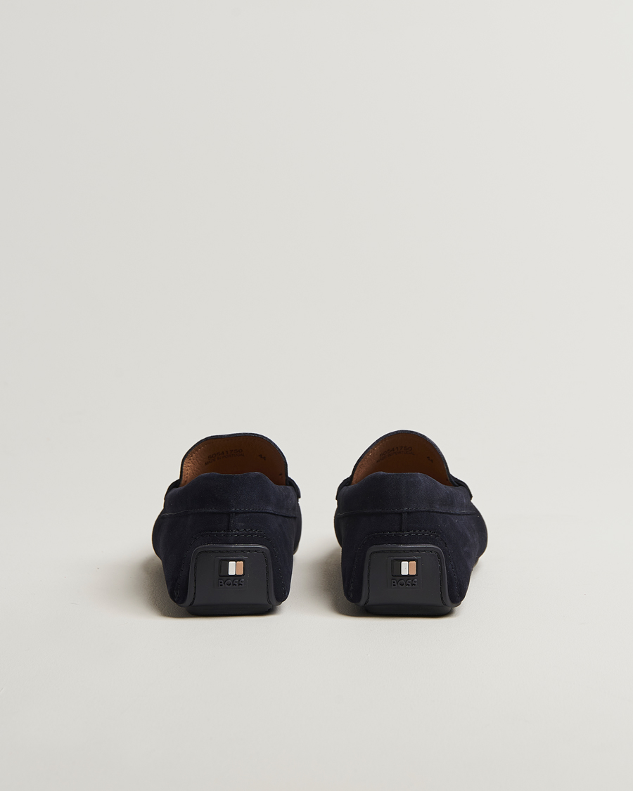 Herre | Loafers | BOSS BLACK | Noel Suede Moccasin Dark Blue