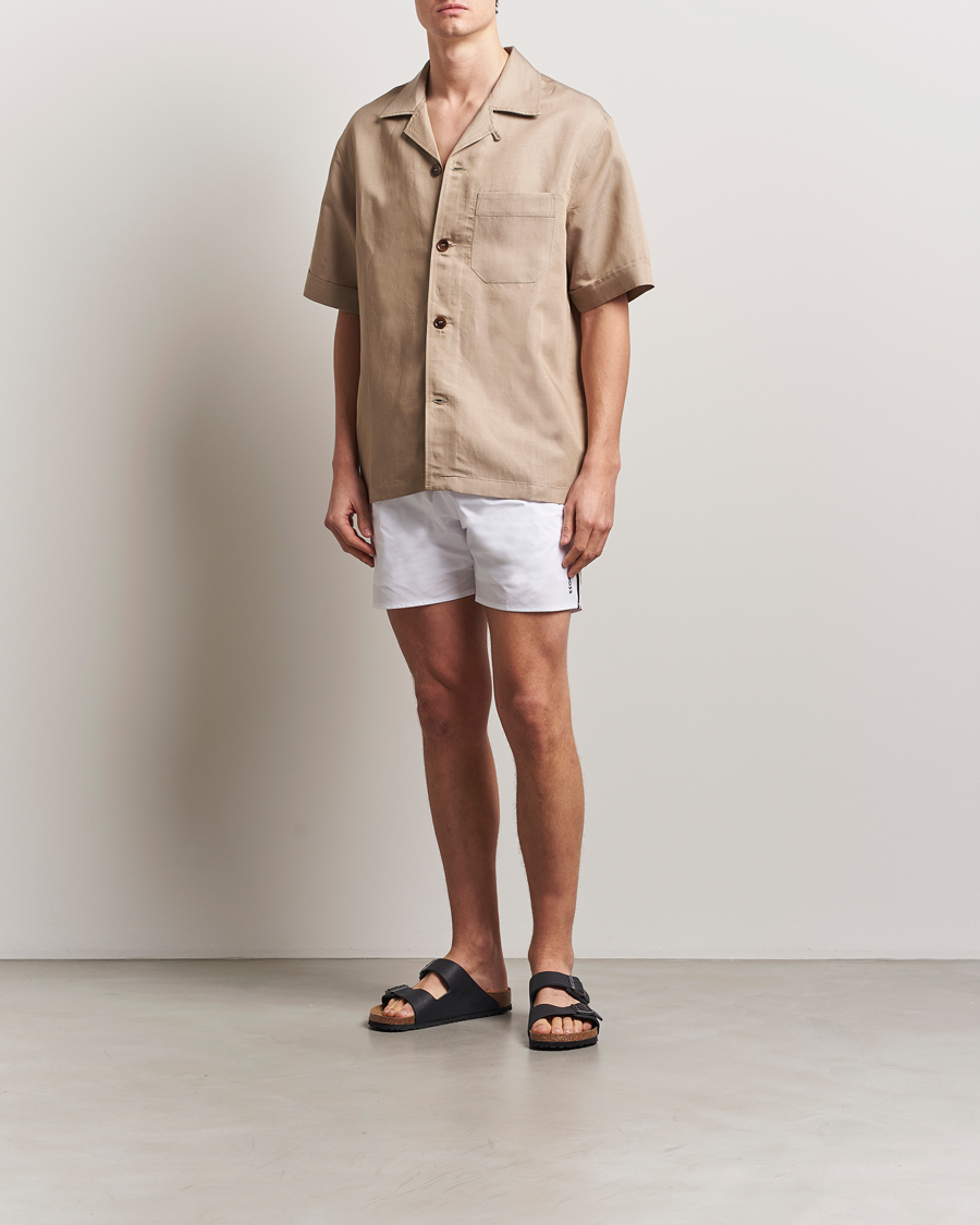 Herre | Badebukser | BOSS BLACK | Iconic Swimshort White