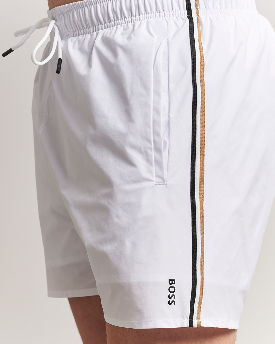 Herre | Badebukser | BOSS BLACK | Iconic Swimshort White