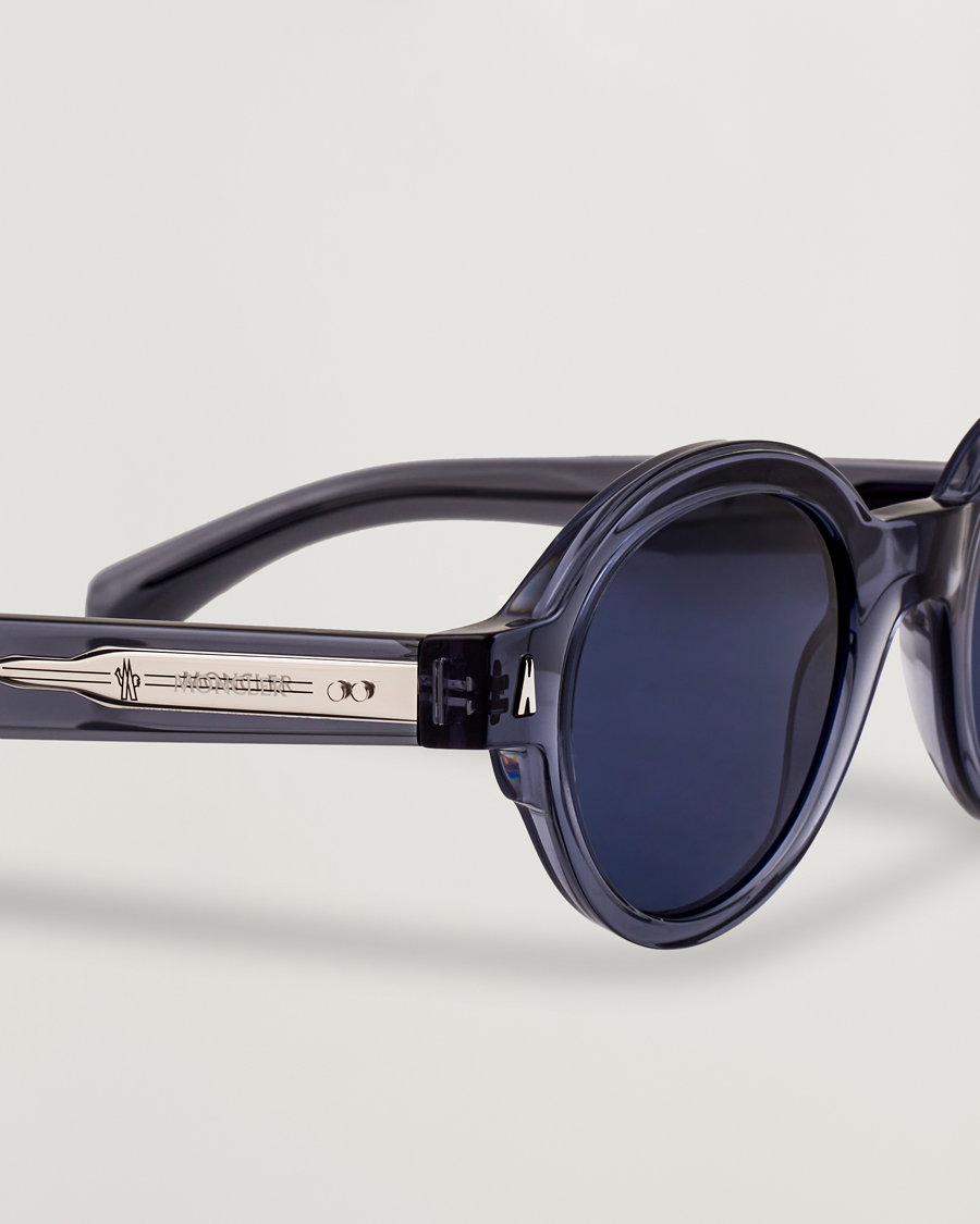 Herre | Solbriller | Moncler Lunettes | Rondosa Sunglasses Shiny Blue