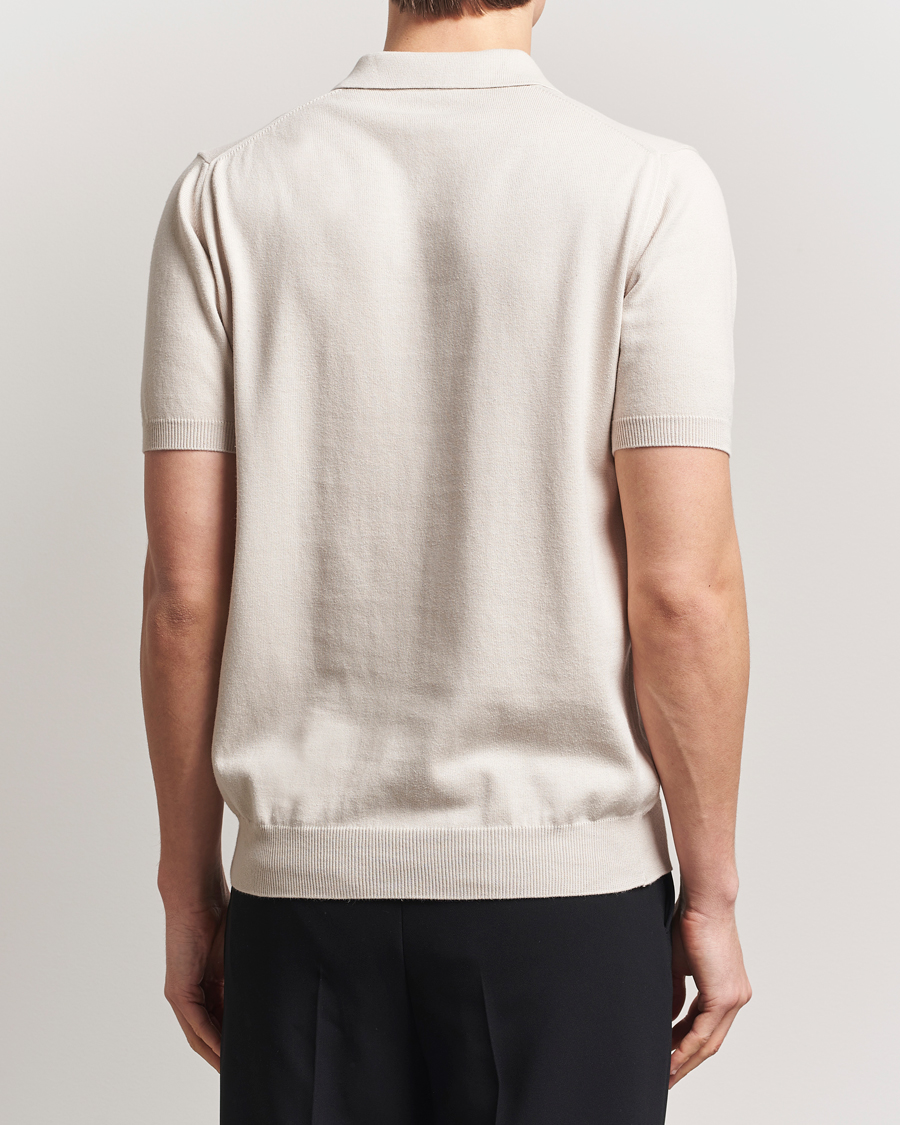 Herre | Polotrøjer | Morgano | Supersoft Egyptian Cotton Polo Light Beige