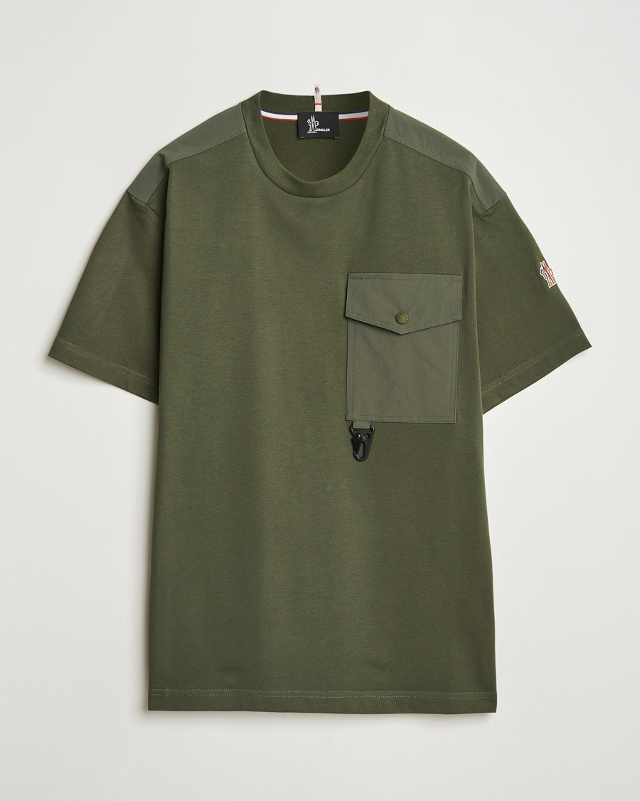 Herre | T-Shirts | Moncler Grenoble | Utility Pocket T-Shirt Military