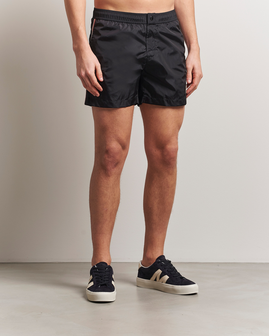 Herre | Badebukser | Moncler | Nylon Swim Shorts Black