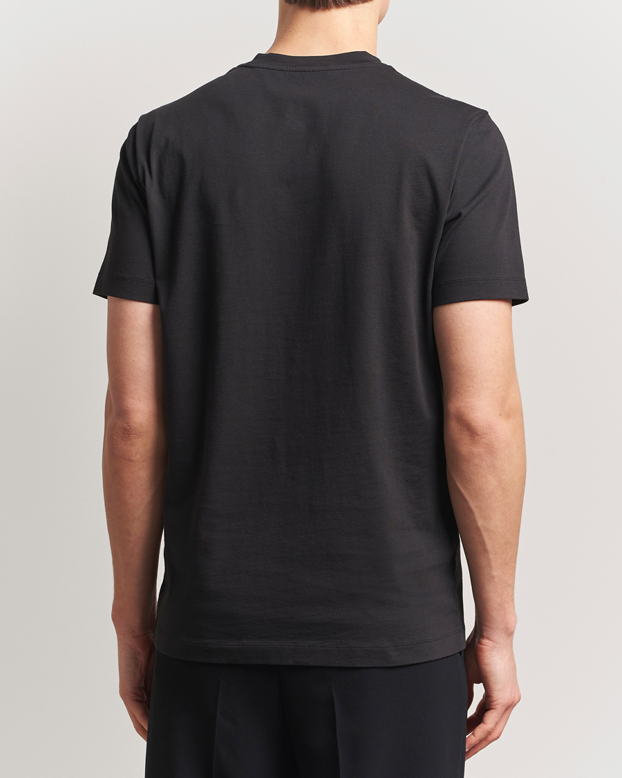 Herre | T-Shirts | Moncler | Lettering Logo T-Shirt Black