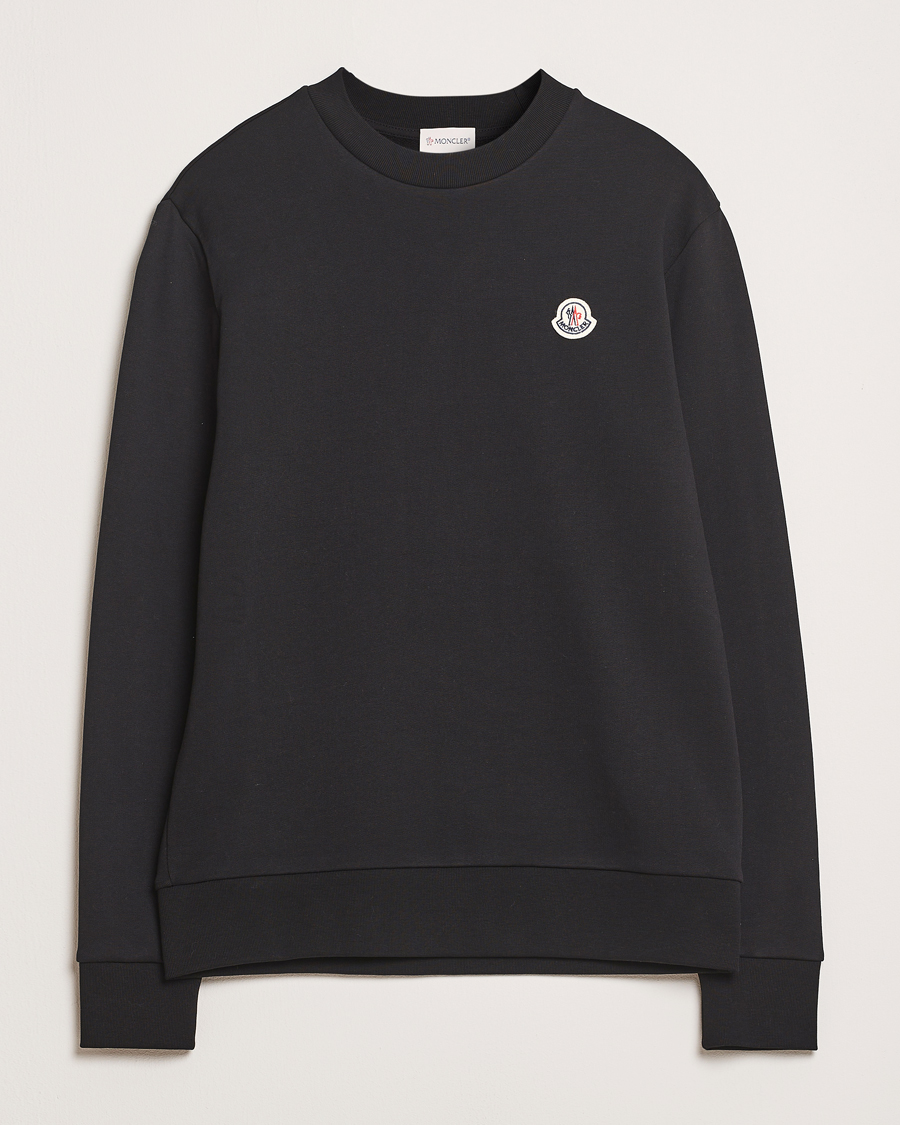 Herre | Trøjer | Moncler | Lettering Logo Sweatshirt Black
