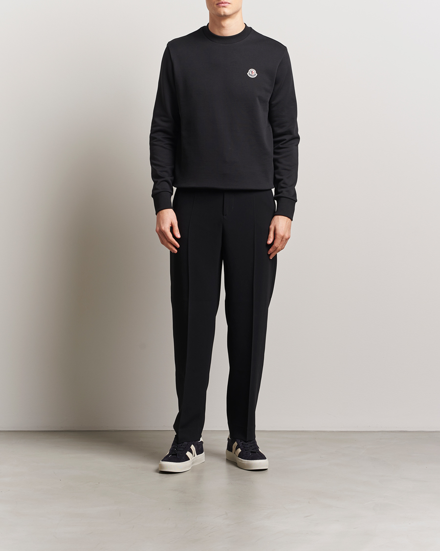 Herre | Trøjer | Moncler | Lettering Logo Sweatshirt Black