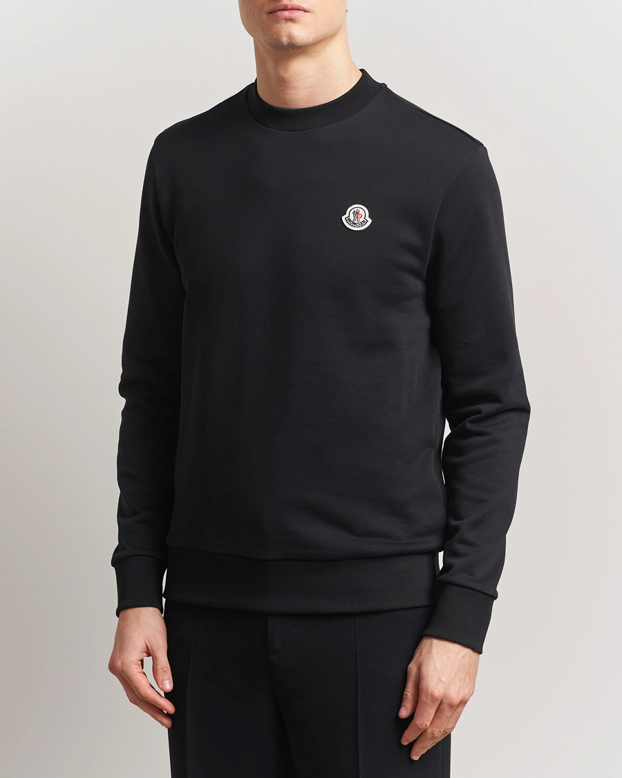 Herre | Trøjer | Moncler | Lettering Logo Sweatshirt Black