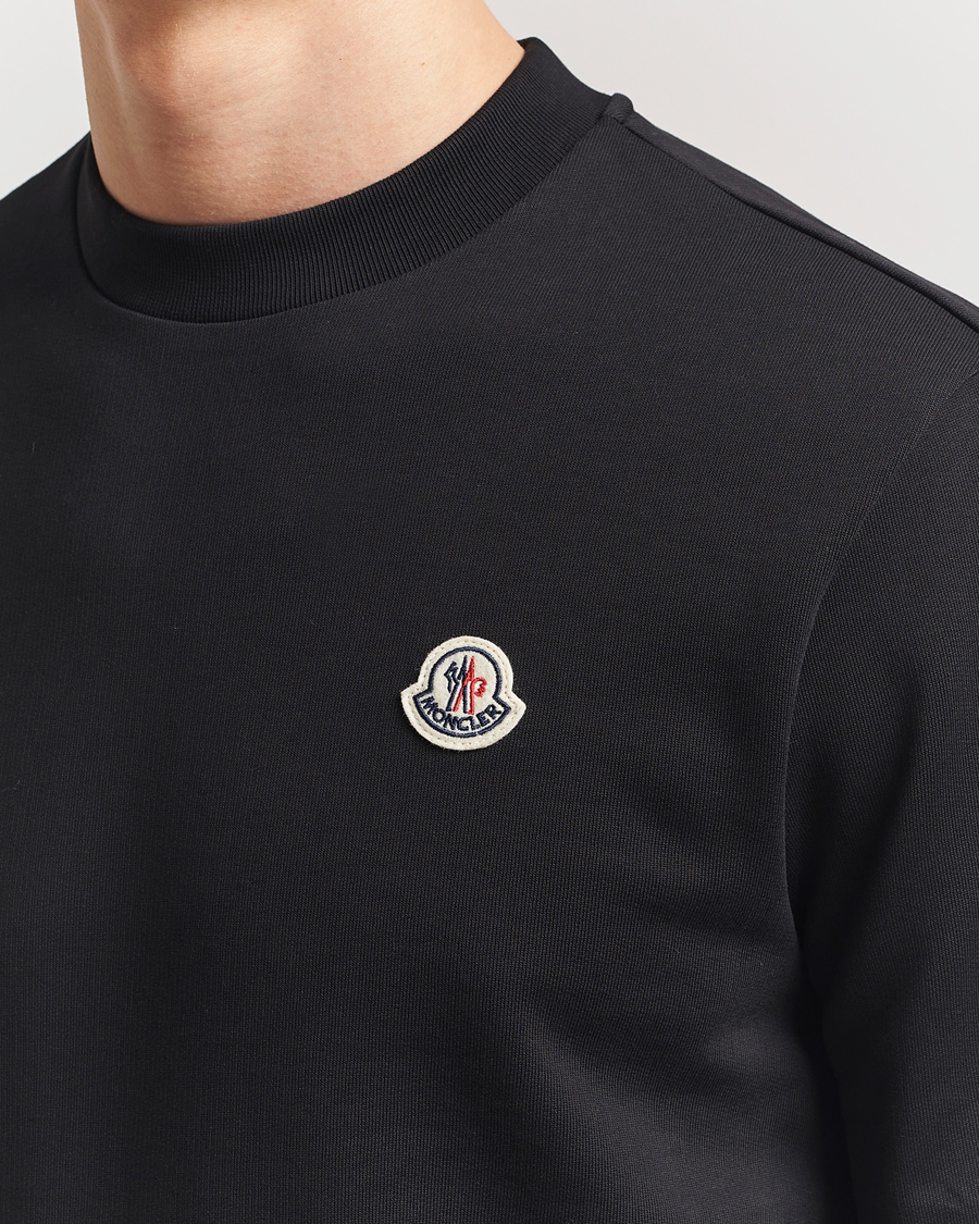 Herre | Trøjer | Moncler | Lettering Logo Sweatshirt Black