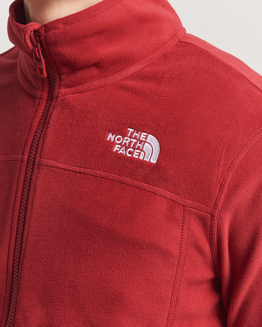 Herre | Trøjer | The North Face | Glacier Full Zip Fleece Garnet Red