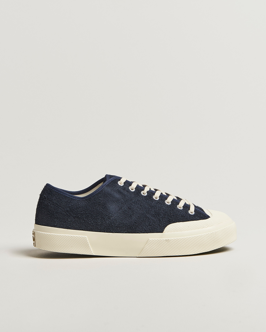 Herre | Sneakers | Superga | 2432 Works Hairy Suede Navy