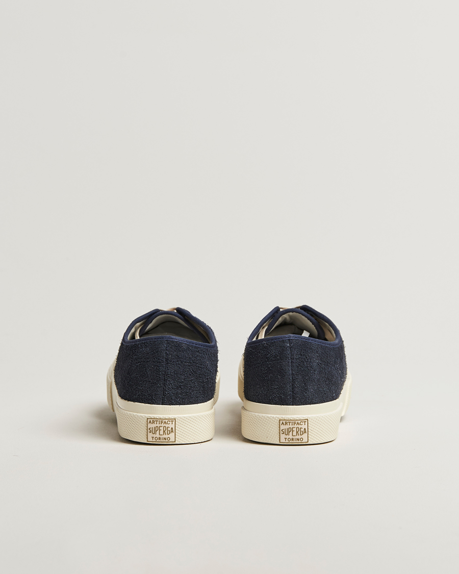 Herre | Sneakers | Superga | 2432 Works Hairy Suede Navy